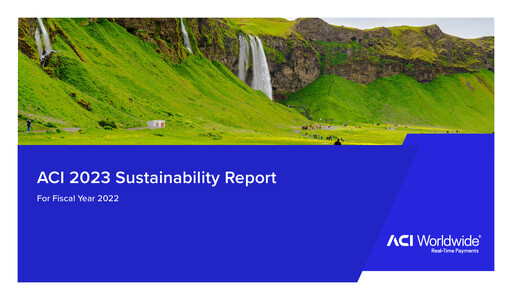 Thumbnail ACI Worldwide
 Sustainability Report 2022