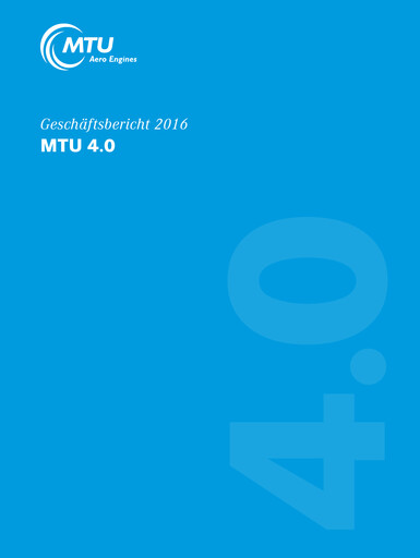 Thumbnail MTU Aero Engines
 Annual Report 2016
