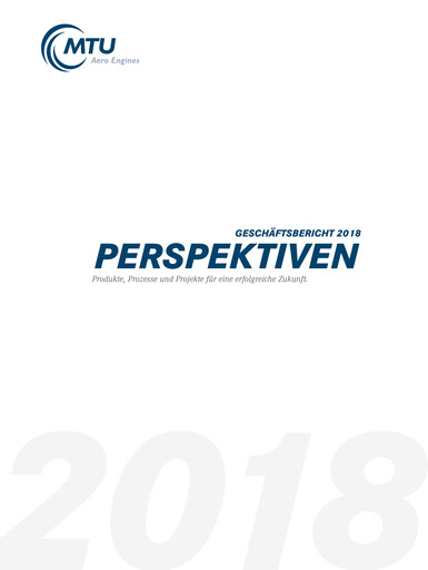 Thumbnail MTU Aero Engines
 Annual Report 2018