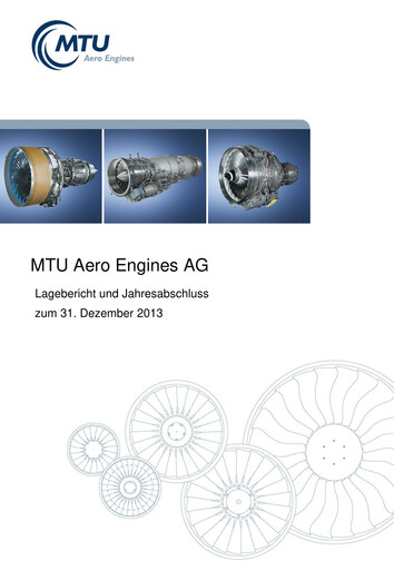 Thumbnail MTU Aero Engines
 Financial Statement 2013