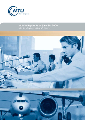 Thumbnail MTU Aero Engines
 Half-year Report 2006-h1
