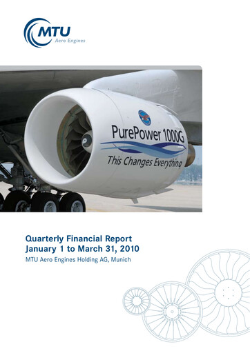 Thumbnail MTU Aero Engines
 Quarterly Report 2010-q1
