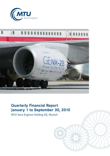 Thumbnail MTU Aero Engines
 Quarterly Report 2010-q3