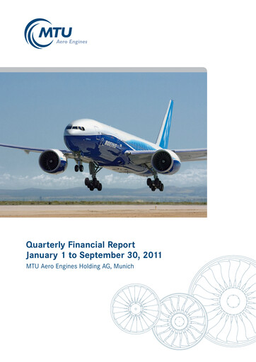 Thumbnail MTU Aero Engines
 Quarterly Report 2011-q3