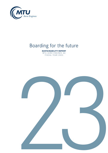 Vorschaubild MTU Aero Engines
 Nachhaltigkeitsbericht 2023