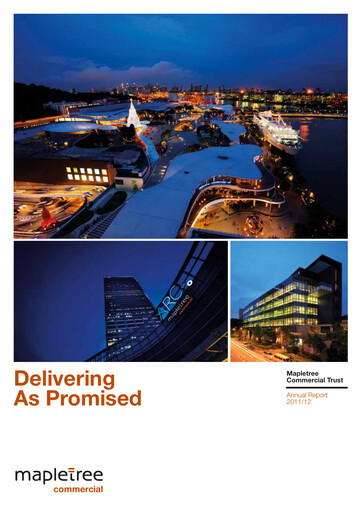 Thumbnail Mapletree Commercial Trust
 Annual Report 2011-2012