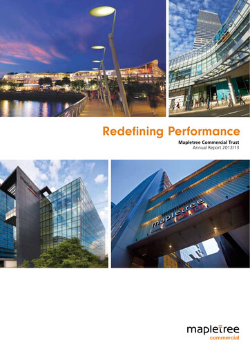 Thumbnail Mapletree Commercial Trust
 Annual Report 2012-2013