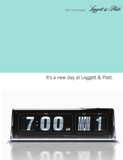 Vorschaubild Leggett & Platt

 Jahresbericht 2007