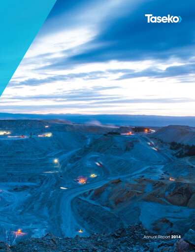Thumbnail Taseko Mines
 Annual Report 2014