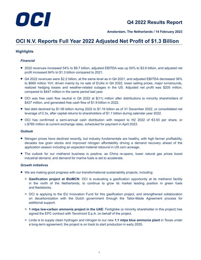 Thumbnail OCI Financial Statement 2022