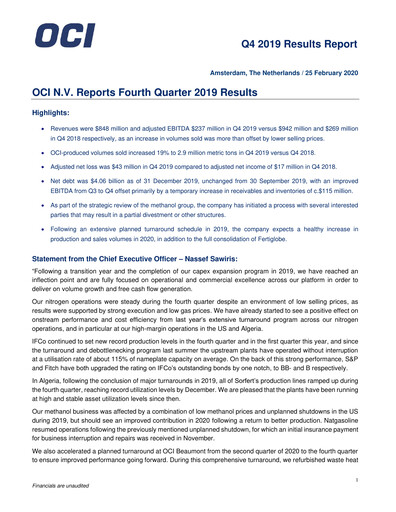 Thumbnail OCI Quarterly Report 2019-q4