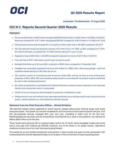 Thumbnail OCI Quarterly Report 2020-q2