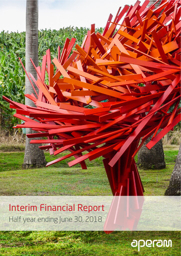 Thumbnail Aperam Half-year Report 2018
