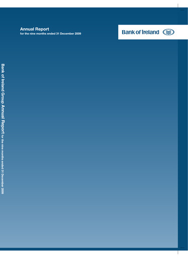 Thumbnail Bank of Ireland Group Annual Report 2009-9m