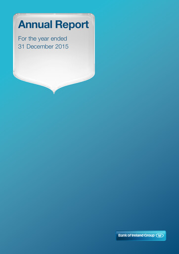 Vorschaubild Bank of Ireland Group Jahresbericht 2015