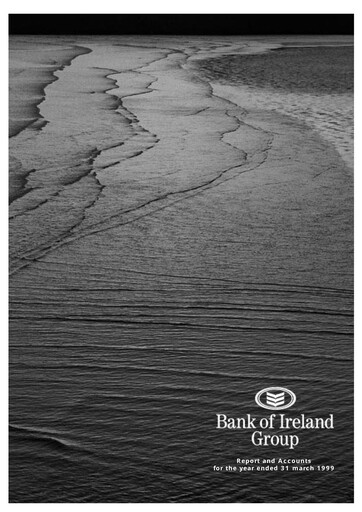 Vorschaubild Bank of Ireland Group Jahresbericht fy1999
