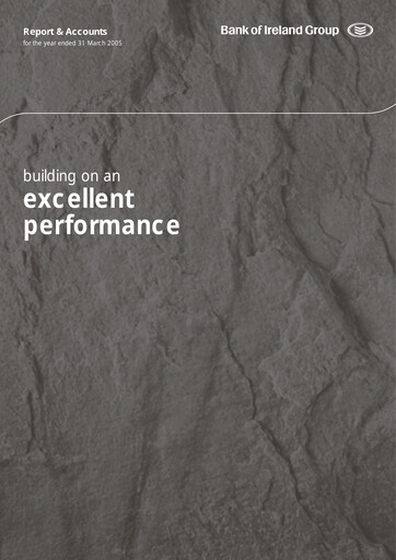Vorschaubild Bank of Ireland Group Jahresbericht fy2005