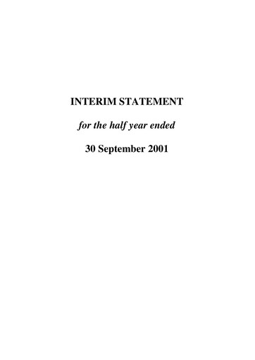 Thumbnail Bank of Ireland Group Half-year Report 2001-h1