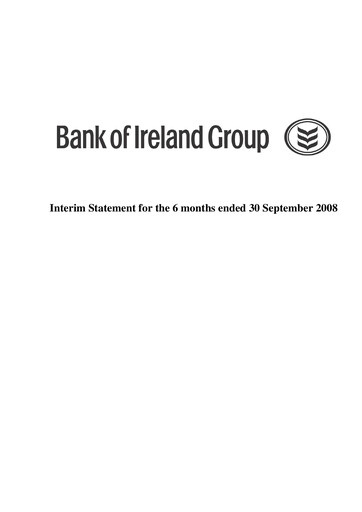 Thumbnail Bank of Ireland Group Half-year Report 2008-h1