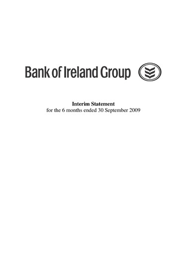 Thumbnail Bank of Ireland Group Half-year Report 2009-h1