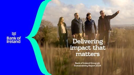 Vorschaubild Bank of Ireland Group Nachhaltigkeitsbericht 2024