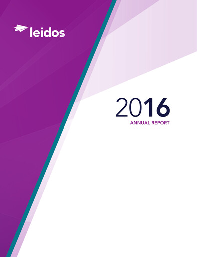 Thumbnail Leidos Annual Report 2016