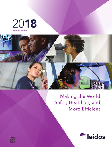 Thumbnail Leidos Annual Report 2018