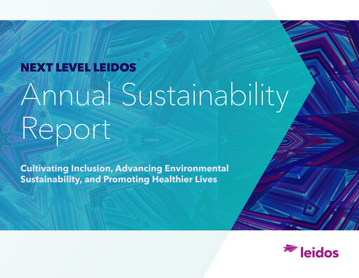 Thumbnail Leidos Sustainability Report 2022