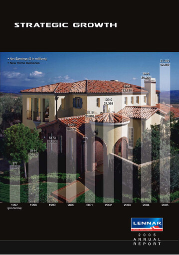 Thumbnail Lennar Annual Report 2005