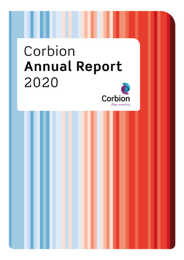 Thumbnail Corbion Annual Report 2020