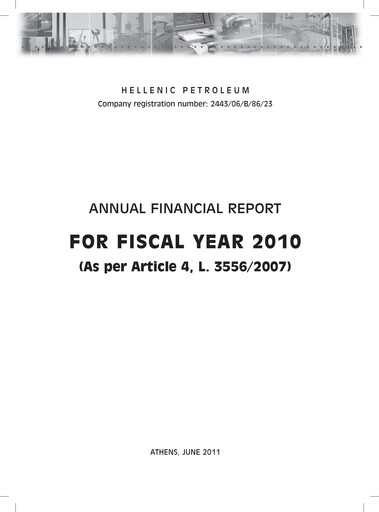 Thumbnail HELLENiQ ENERGY Financial Report 2010
