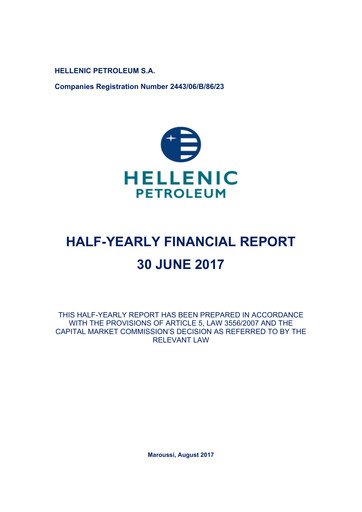 Miniature HELLENiQ ENERGY Rapport semestriel 2017-h1