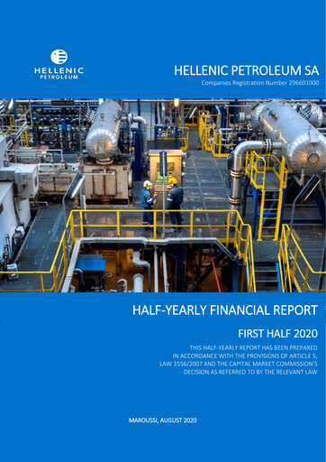 Miniature HELLENiQ ENERGY Rapport semestriel 2020-h1