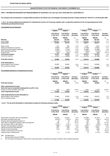 Thumbnail Riverstone Holdings Financial Statement 2019