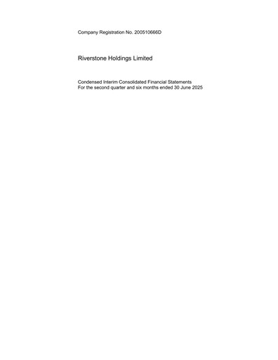 Thumbnail Riverstone Holdings Half-year Report 2025-h1