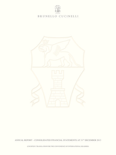 Thumbnail Brunello Cucinelli Financial Statement 2013