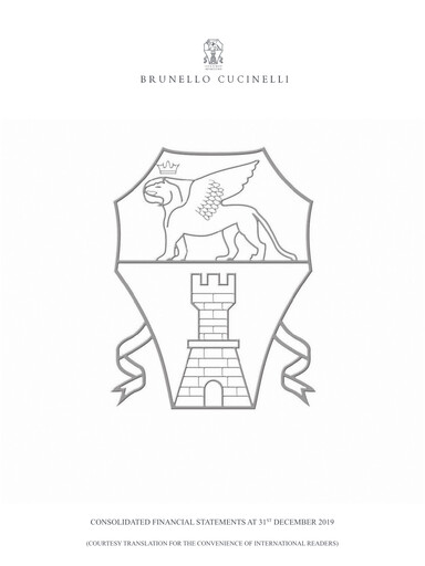 Thumbnail Brunello Cucinelli Financial Statement 2019