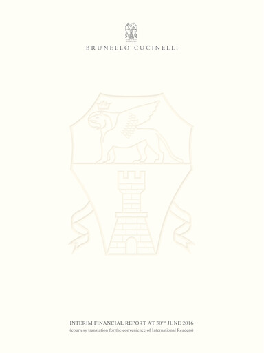 Thumbnail Brunello Cucinelli Half-year Report 2016-h1