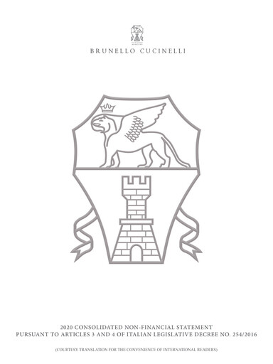 Thumbnail Brunello Cucinelli Sustainability Report 2020