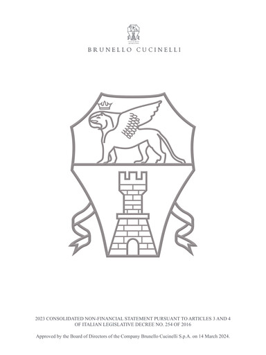 Thumbnail Brunello Cucinelli Sustainability Report 2023