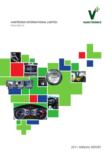 Thumbnail BOE Varitronix Annual Report 2011