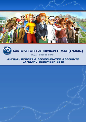 Thumbnail G5 Entertainment Annual Report 2013