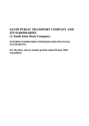 Thumbnail SAPTCO (Saudi Public Transport Company) Quarterly Report 2025-q2