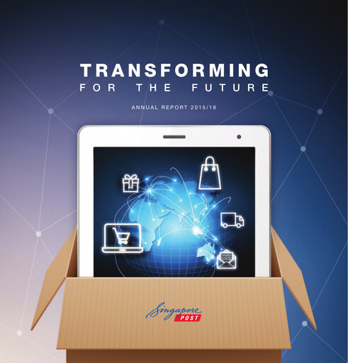Thumbnail Singapore Post Annual Report 2015-2016