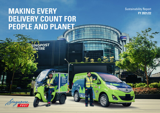Thumbnail Singapore Post Sustainability Report 2021-2022