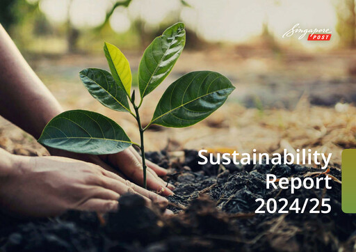 Thumbnail Singapore Post Sustainability Report 2024-2025