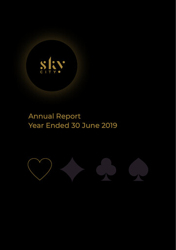 Thumbnail Skycity Entertainment Group Annual Report 2019