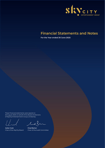 Thumbnail Skycity Entertainment Group Financial Statement 2025