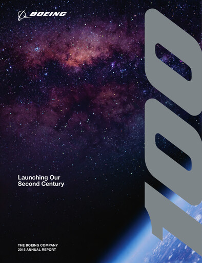 Thumbnail Boeing Annual Report 2015