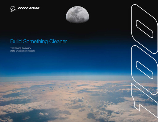 Thumbnail Boeing Sustainability Report 2016